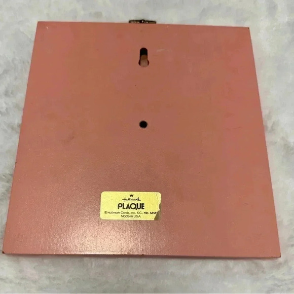 1980 Hallmark Mother Poem Butterfly Wall Plaque Decor Cottage Mothers Day Gift - Picture 6 of 9